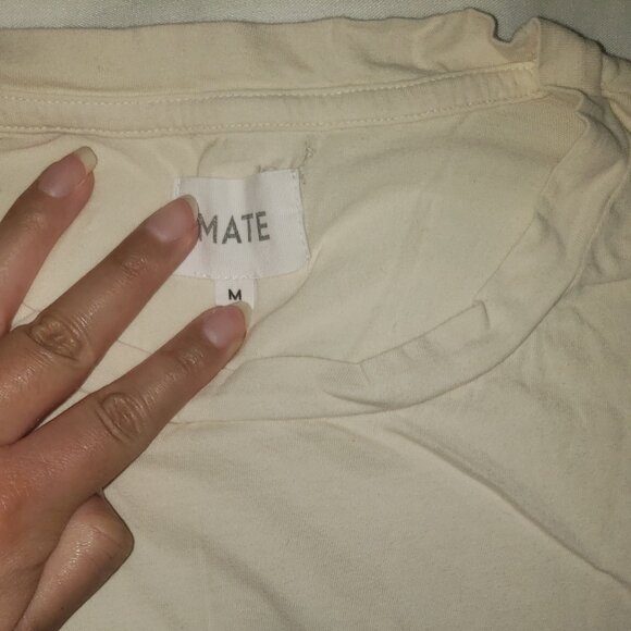 MATE the Label Organic Cotton Classic Tee Bone M - Picture 8 of 9